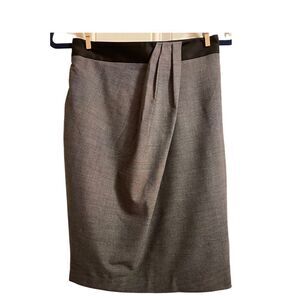 uropean design ombre grey and black pencil skirt size S